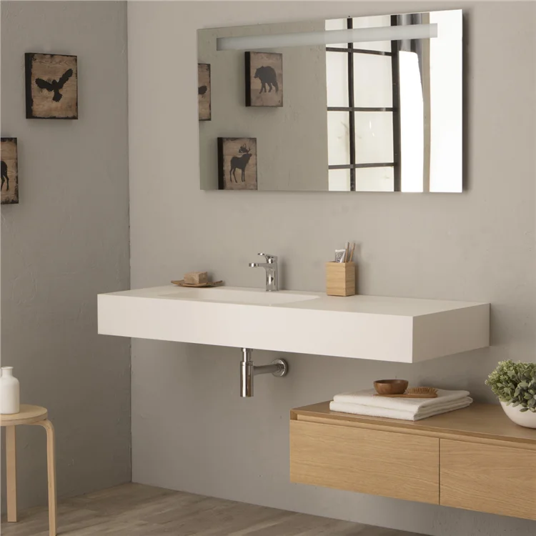 Top lavabo lamellare FJ su misura