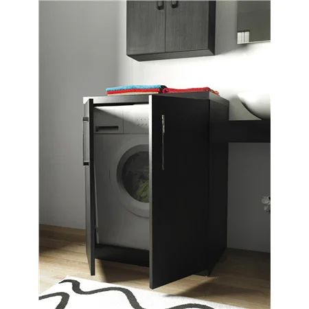 Mobile lavanderia copri lavatrice con lavabo integrato, L127 cm